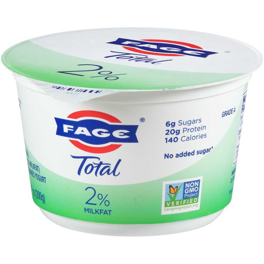 slide 8 of 8, FAGE Total 2% Milkfat Plain Greek Yogurt - 5.3oz, 