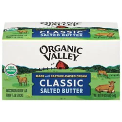 Organic Valley Butter Organic Salted - 1 Lb