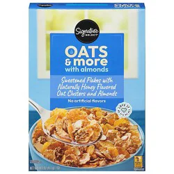 Signature Select Cereal Oats & More With Almonds - 14.5 Oz