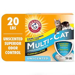 Arm & Hammer Multi Unscented Cat Clumping Litter - 20 Lb