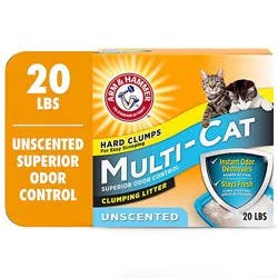 Arm & Hammer Multi Unscented Cat Clumping Litter - 20 Lb