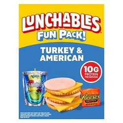 Lunchables Turkey & American Cheese Cracker Stackers Meal Kit With Capri Sun & Candy Box - 8.9 Oz