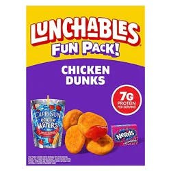 Lunchables Chicken Dunks With Strawberry Nerds Candy And Capri Sun Fruit Punch Fun Pack - 9.8 Oz