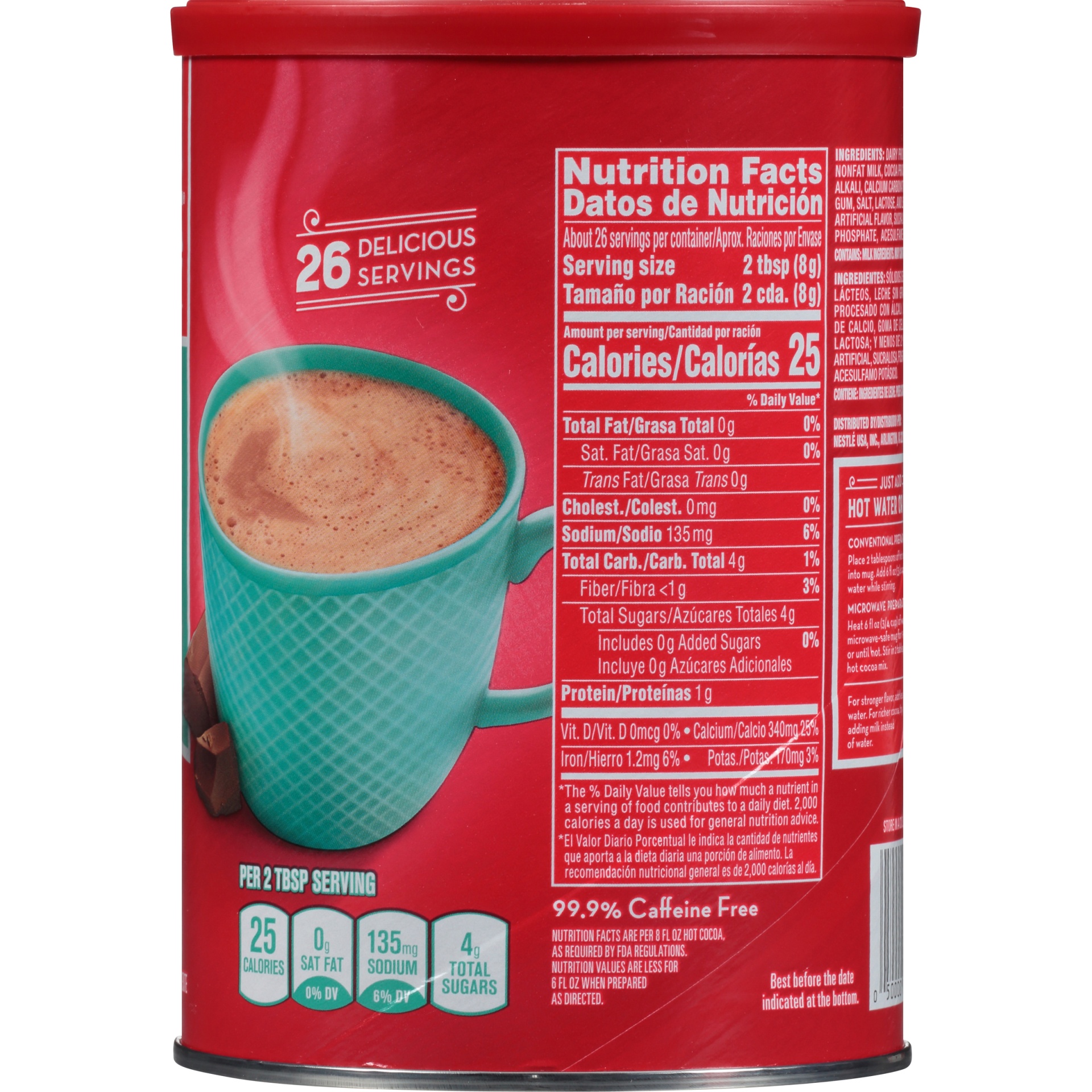 slide 3 of 6, Nestlé Fat Free Rich Milk Chocolate Hot Cocoa Mix, 7.33 oz