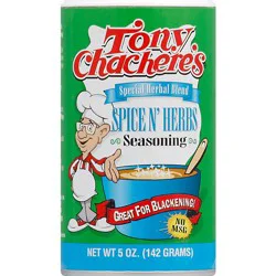 Tony Chacheres Seasoning Spice N Herbs - 5 Oz