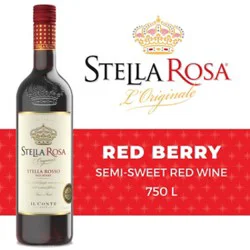 Stella Rosa Rosso Semi Sweet Red Wine - 750 Ml
