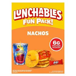 Lunchables Nachos Cheese Dip & Salsa Meal Kit With Capri Sun Drink & Kit Kat Bar Box - 10.7 Oz