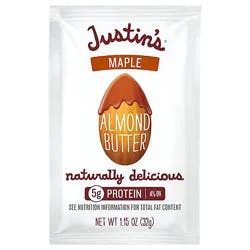 Justins Almond Butter Maple - 1.15 Oz