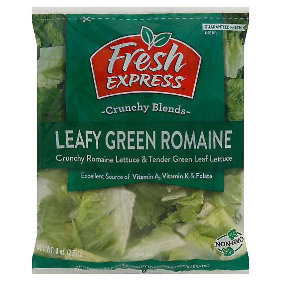 slide 1 of 1, Fresh Express Greens Leafy Green Romaine Salad - 9 Oz, 9 oz