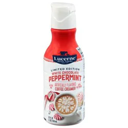 Lucerne Coffee Creamer Peppermint White Chocolate 1 Quart - 32 Fl. Oz.