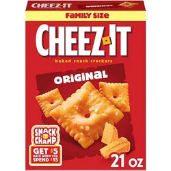 Cheez-It Cheese Crackers Original Baked Snack Crackers - 21 Oz
