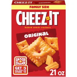 Cheez-It Cheese Crackers Original Baked Snack Crackers - 21 Oz