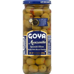 Goya Olives Spanish Manzanilla Jar - 9.5 Oz