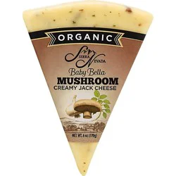 Sierra Nevada Cheese Organic Jack Baby Bella Mushroom Wedge - 6 Oz