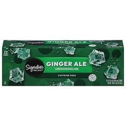 Signature Select Ginger Ale Soda - 12-12 Fl. Oz.