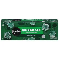 Signature Select Ginger Ale Soda - 12-12 Fl. Oz.