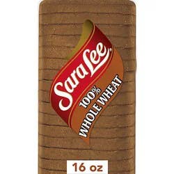 Sara Lee 100% Whole Wheat Bread - 16 Oz