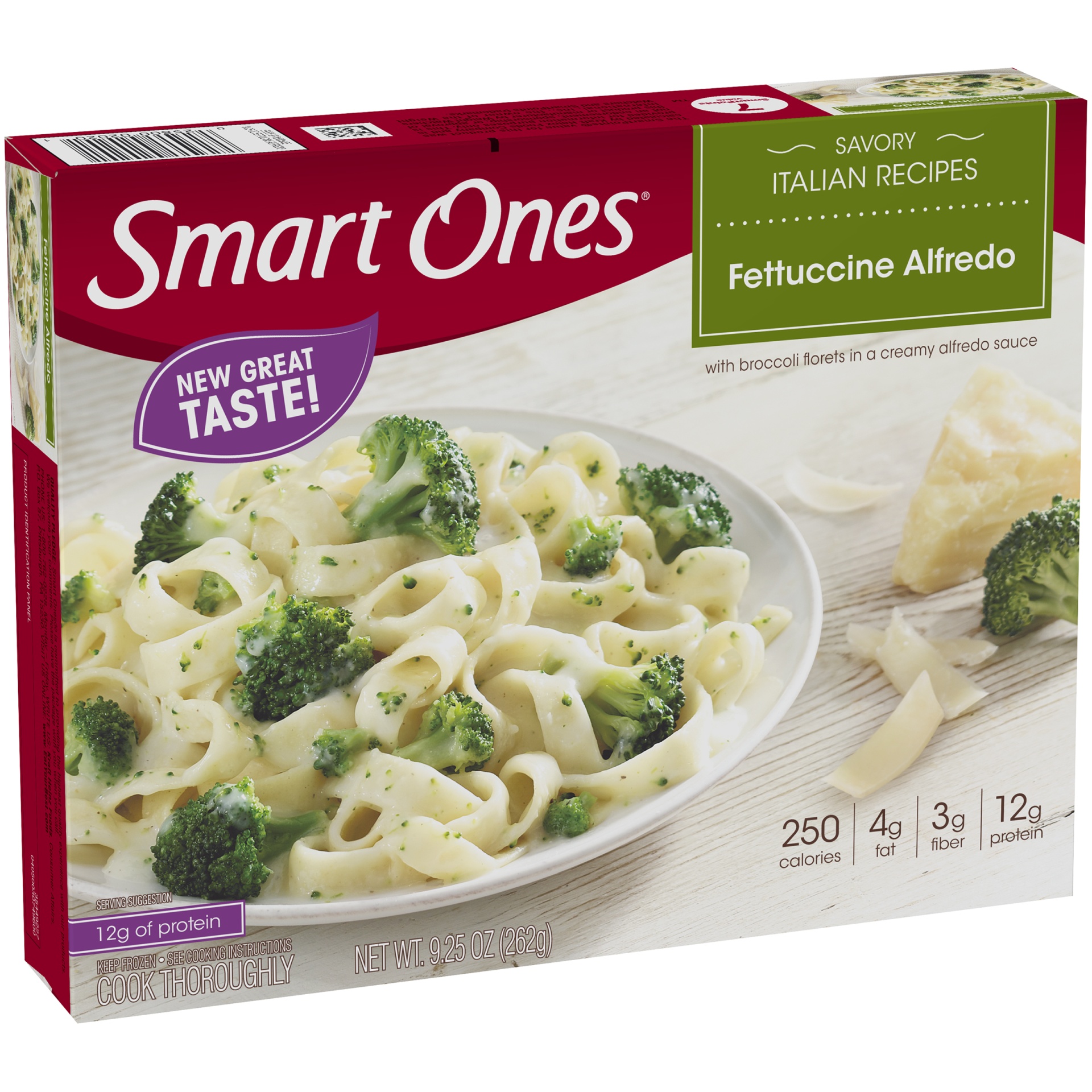 slide 2 of 6, Smart Ones Savory Italian Recipes Fettuccine Alfredo, 