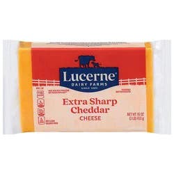 Lucerne Cheese Natural Extra Sharp Cheddar - 16 Oz
