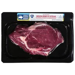 Great Range Steaks Ribeye Bison - 10 Oz