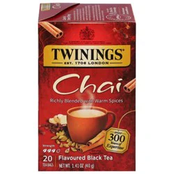 Twinings Tea Black Chai - 20 Count