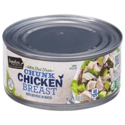 Signature Select Chicken Breast Chunk With Rib Meat In Water - 9.75 Oz