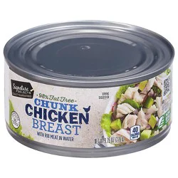 Signature Select Chicken Breast Chunk With Rib Meat In Water - 9.75 Oz