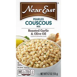 Near East Couscous Pearled Mix Roasted Garlic & Olive Oil Box - 4.7 Oz