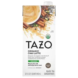 Tazo Tea Concentrate Black Tea Organic Chai Latte - 32 Fl. Oz.