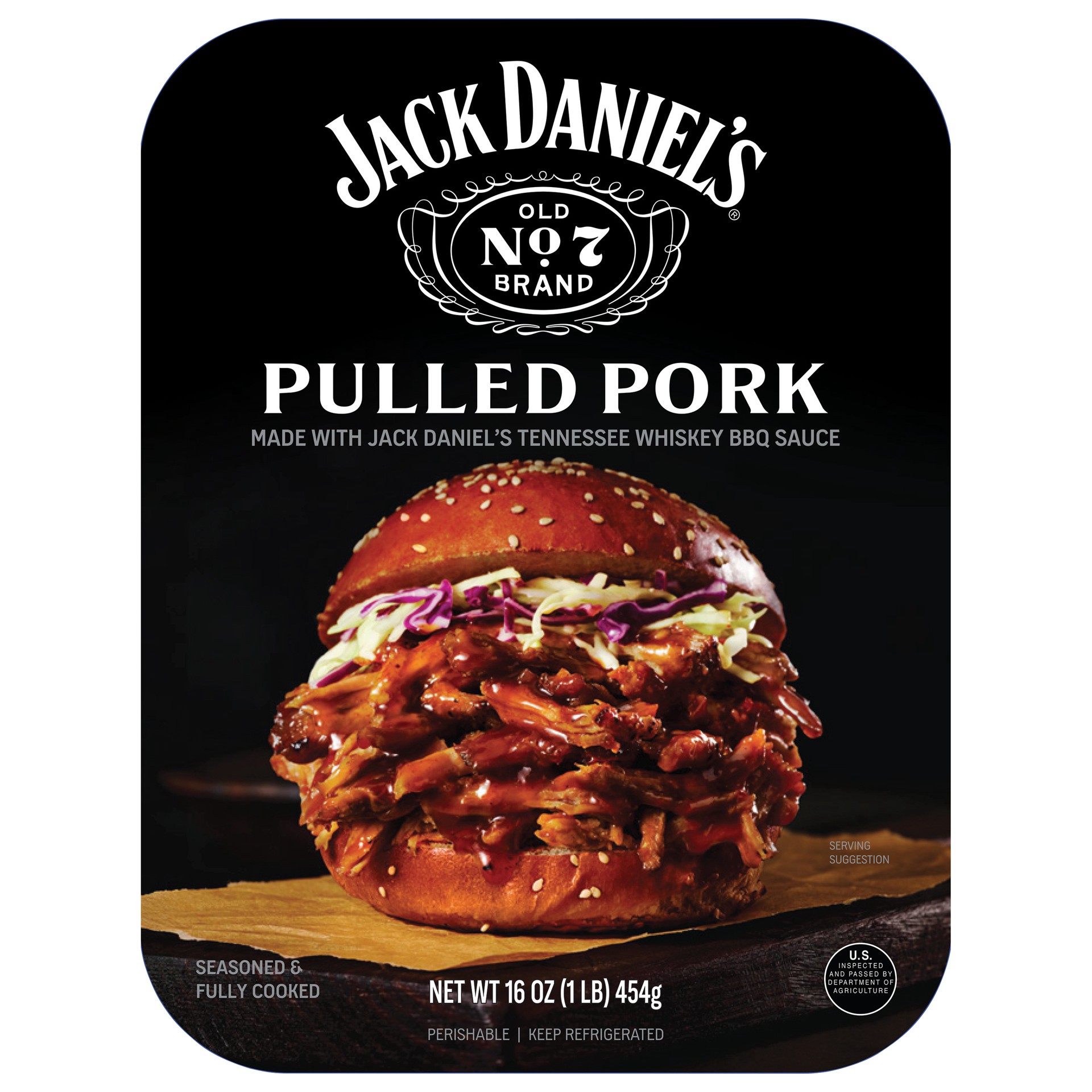 slide 4 of 8, Jack Daniels Pulled Pork Seasoned And Cooked - 16 Oz, 16 oz