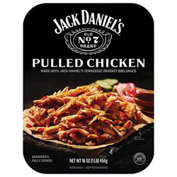 Jack Daniels Pulled Chicken Seasoned & Cooked White Meat - 16 Oz