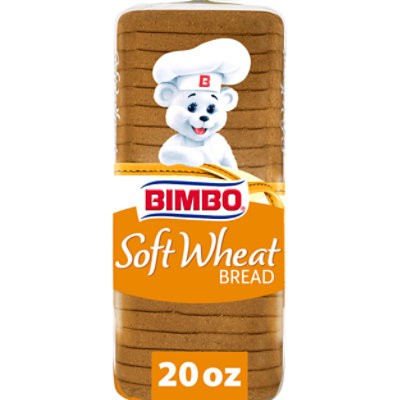 slide 1 of 6, Bimbo Soft Wheat Bread - 20 Oz, 20 oz