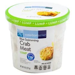 Waterfront Bistro Crab Meat Lump Wild Caught Ready To Eat - 8 Oz