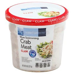 Waterfront Bistro Crab Meat Claw Wild Caught Ready To Eat - 8 Oz