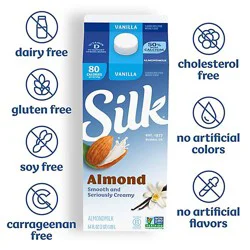 Silk Vanilla Almond Milk - 64 Fl. Oz.
