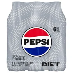 Pepsi Soda Diet - 6-16.9 Fl. Oz.
