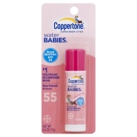 slide 1 of 1, Coppertone Water Babies SPF 55, 0.6 oz