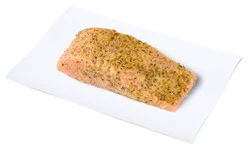 Seafood Service Counter Sockeye Salmon Fillets W/crab & Lobster Stuffing Fz - 1 Lb