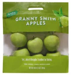 Signature Select/farms Granny Smith Apples Prepacked Bag - 3 Lb