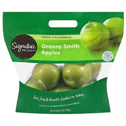 Signature Select/farms Granny Smith Apples Prepacked Bag - 3 Lb
