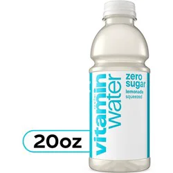 Vitaminwater Zero Water Beverage Nutrient Enhanced Squeezed Lemonade - 20 Fl. Oz.