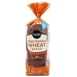 Signature Select Bread 100% Whole Wheat - 16 Oz