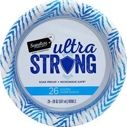 Signature Select Bowls Paper Coated Ultra Strong 20 Ounces Wrapper - 26 Count