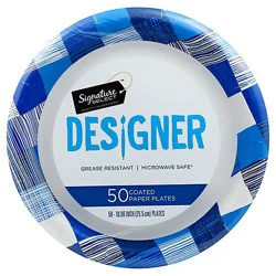 Signature Select Designer 10 Inch Plates - 50 Count