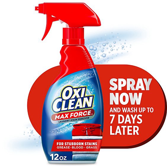 slide 1 of 1, Oxiclean Maxforce Laundry Stain Remover Spray - 12 Fl. Oz., 12 fl oz