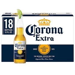 Corona Extra Lager Mexican Beer 4.6% Abv Bottle - 18-12 Fl. Oz.