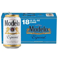 Modelo Especial Mexican Lager Beer Cans 4.4% Abv Multipack - 18-12 Fl. Oz.