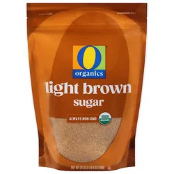 O Organics Organic Sugar Brown Light - 24 Oz
