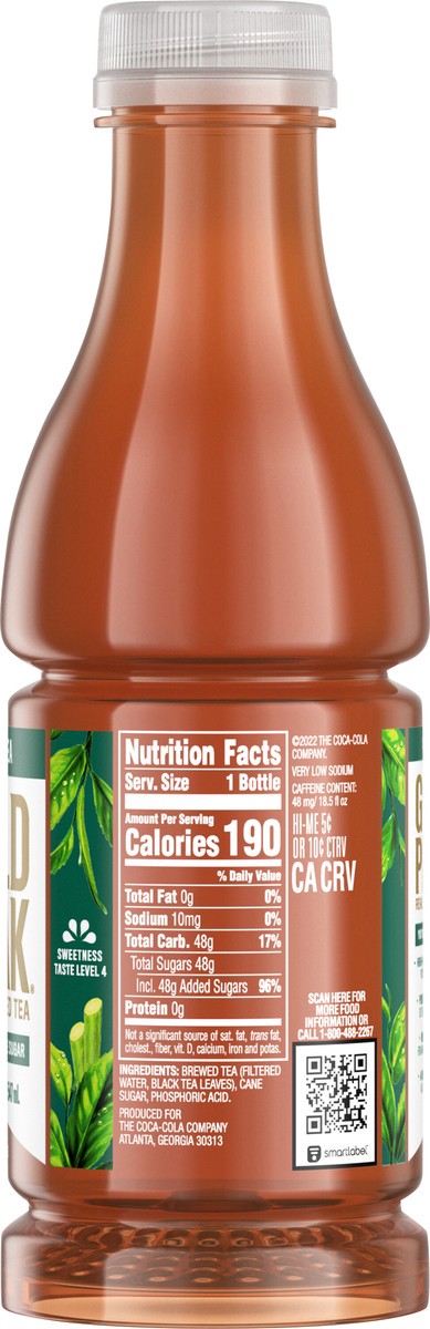 slide 7 of 12, Gold Peak Tea Black Iced Sweetened - 18.5 Fl. Oz., 18.5 fl oz