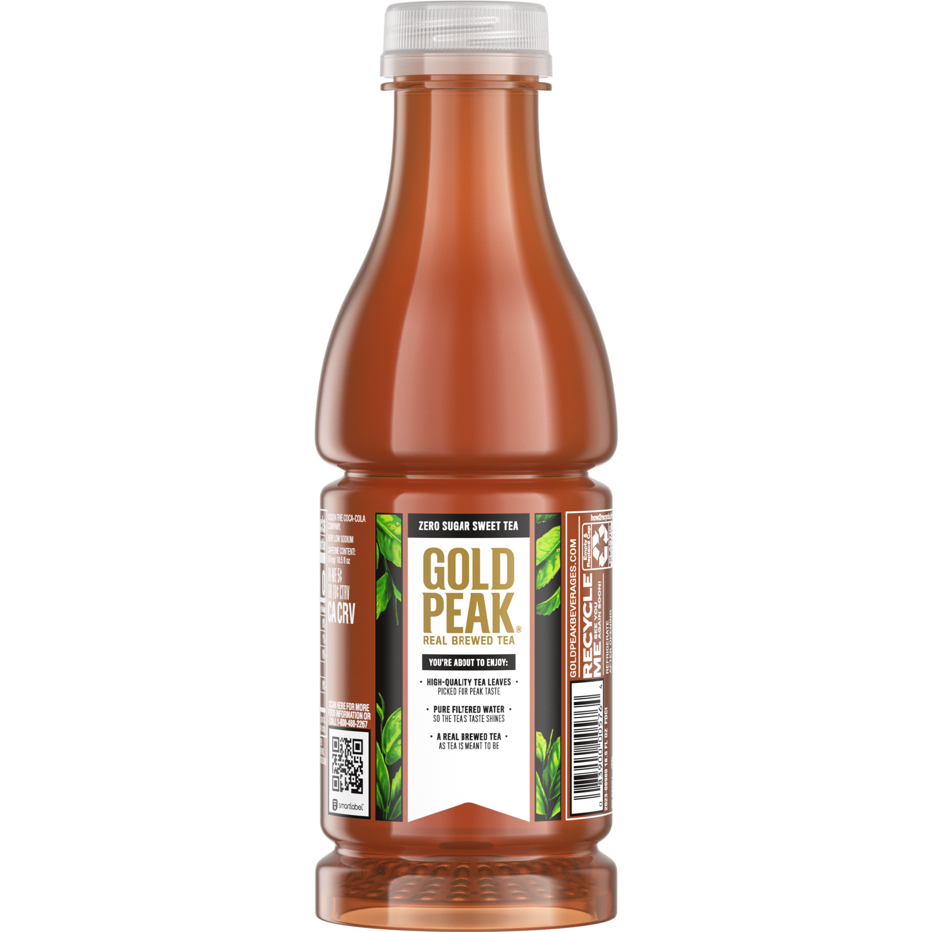 slide 2 of 3, Gold Peak Zero Sugar Sweet Tea - 18.5 Fl. Oz., 18.5 fl oz